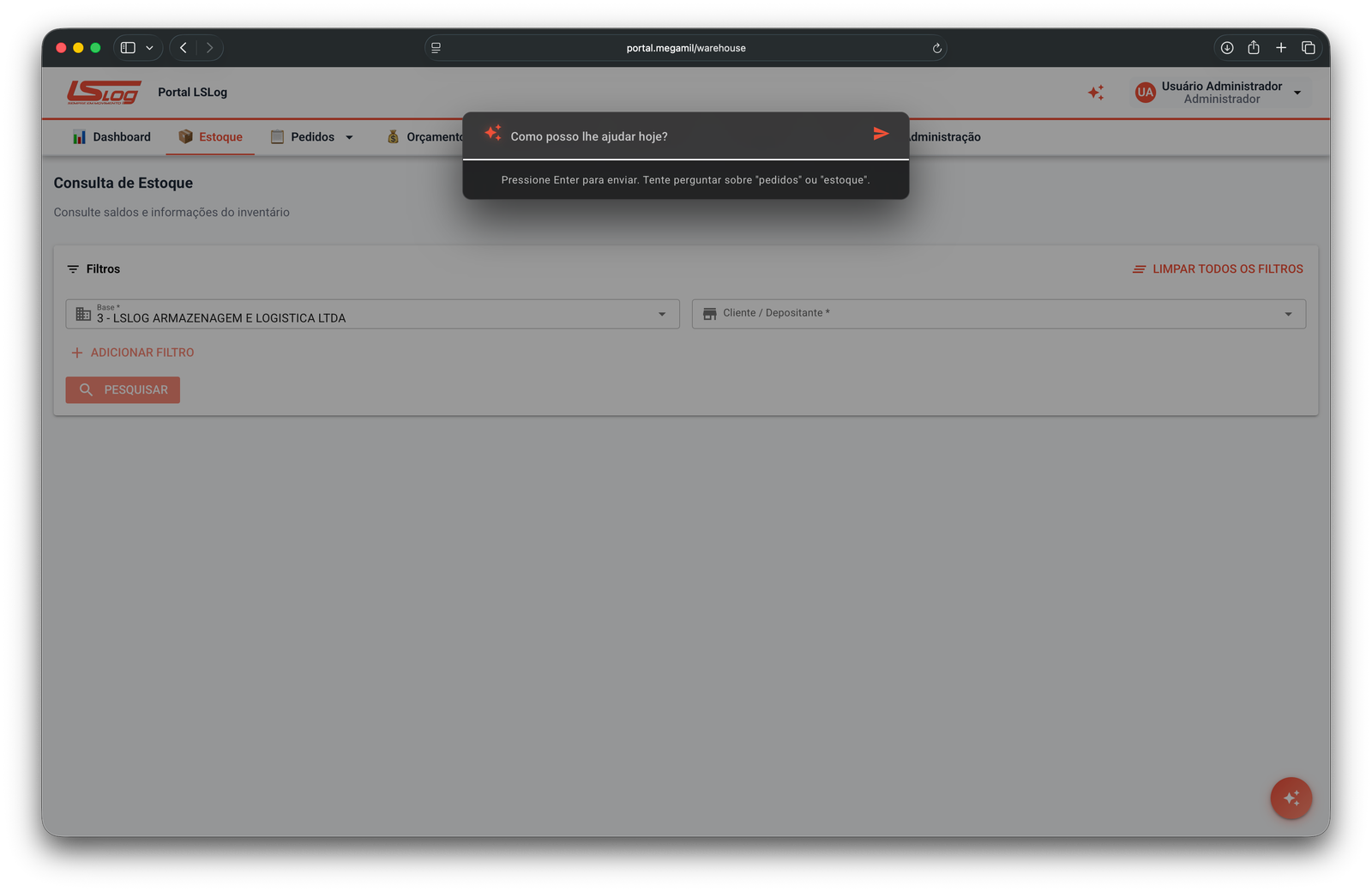 Dashboard Principal